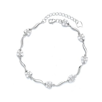 Bratara din argint 925 pentru dama, JW1605, model fluturi, placata cu rodiu