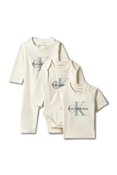 Calvin Klein Jeans  compleu pentru bebeluși din bumbac cu elastan