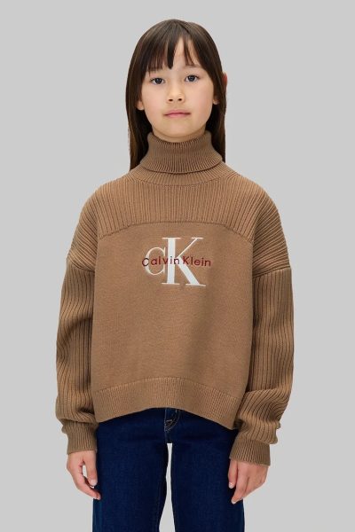 Calvin Klein Jeans  pulover de bumbac pentru copii
