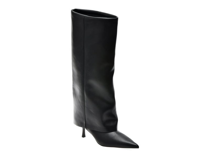 Cizme elegante ALDO negre, ASEADER 001, din piele ecologica