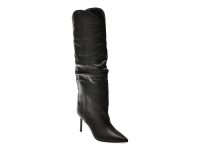 Cizme elegante EPICA negre, H676, din piele naturala
