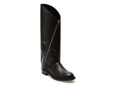 Cizme EPICA PREMIUM negre, 1723, din piele naturala