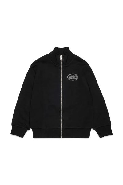 Diesel  hanorac cu fermoar pentru copii din bumbac SCIRCLEZIP OVER SWEAT-SHIRT