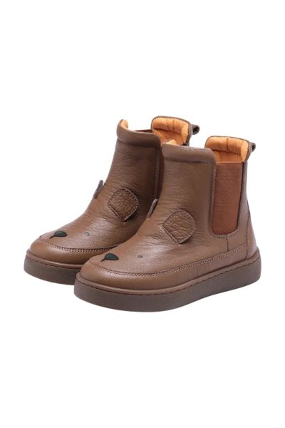 Donsje  ghete de iarnă pentru copii din piele Thuru Classic Boots Bear
