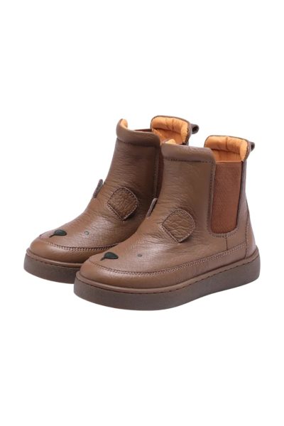 Donsje  ghete de iarnă pentru copii din piele Thuru Classic Boots Bear