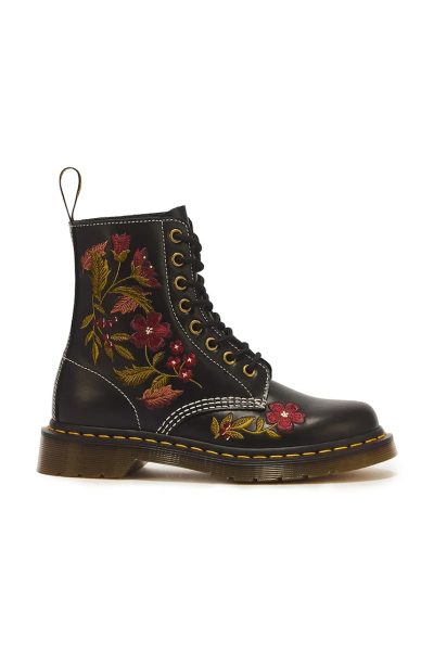 Dr. Martens  botine pentru femei din piele 1460 Pascal Floral