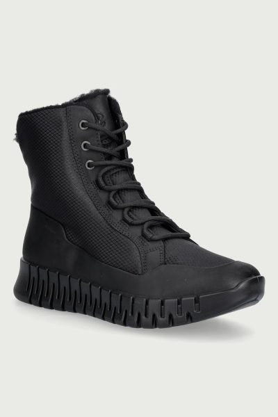 Ecco  botine pentru femei din piele Gruuv W