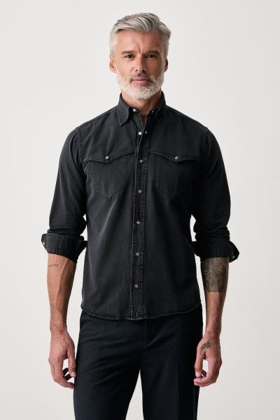 Eton  cămașă pentru bărbați din denim