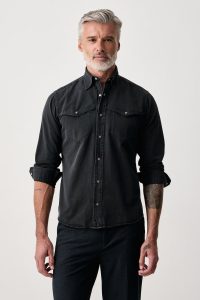 Eton  cămașă pentru bărbați din denim