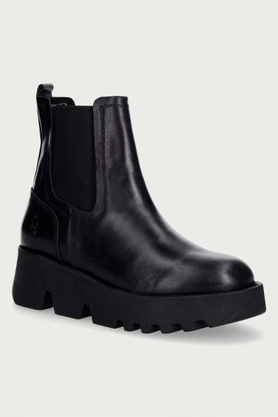 Fly London  ghete scurte pentru femei din piele ZUFY502FLY