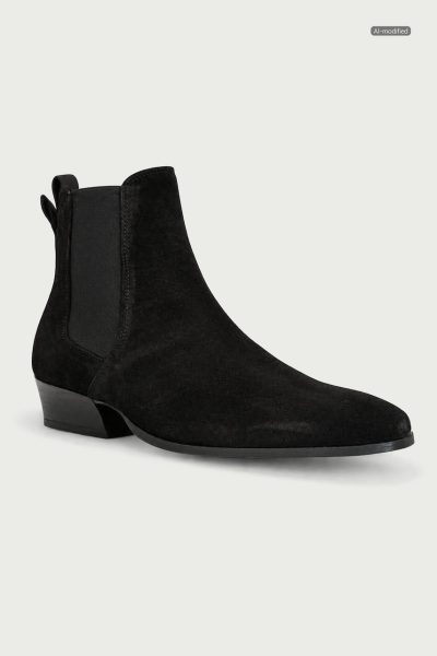 Gant  ghete scurte pentru femei din piele întoarsă Bassotte