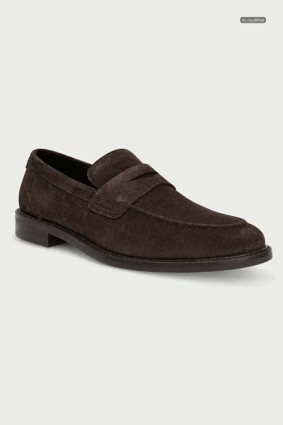 Gant  mocasini pentru bărbați din piele întoarsă Lozham