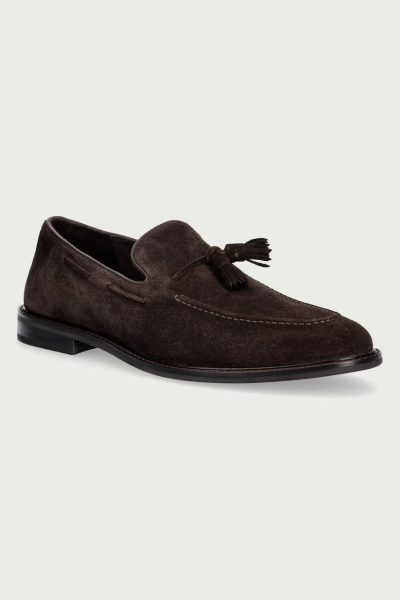 Gant  mocasini pentru bărbați din piele întoarsă Lozham