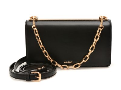 Geanta ALDO neagra, DABOUCA 001, din piele ecologica