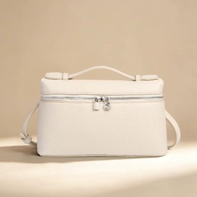 Geanta dama Deliora GT3917, piele naturala, Crem