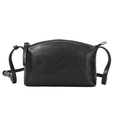 Geanta de dama, Katy GT3824, piele naturala, Negru