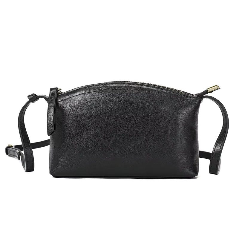 Geanta de dama, Katy GT3824, piele naturala, Negru
