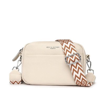 Geanta de dama, Leocadia GT2768, piele naturala, Alb