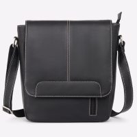 Geanta de umar unisex, Gabrielle, GT3872, piele naturala, Negru
