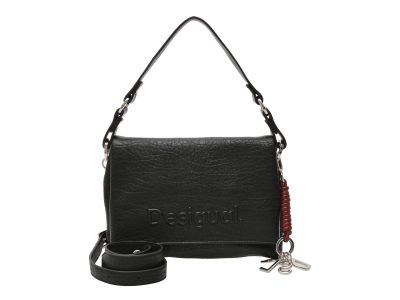 Geanta DESIGUAL neagra, WAXP08, din piele ecologica