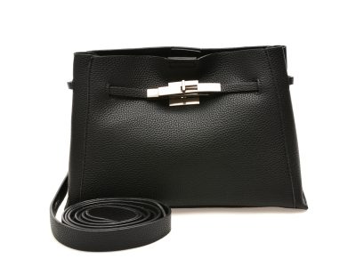 Geanta FLAVIA PASSINI neagra, 2956, din piele ecologica