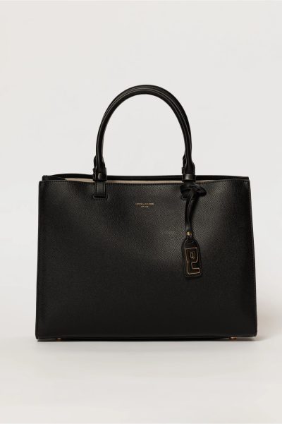 Geanta neagra eleganta cu design structurat
