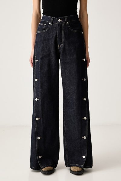 Gestuz  blugi wide leg pentru femei GZthenna