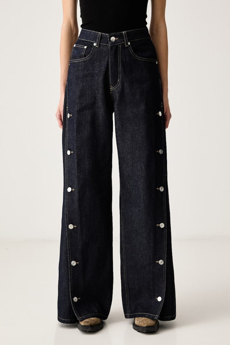 Gestuz  blugi wide leg pentru femei GZthenna