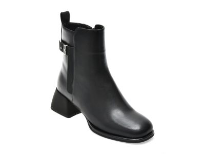 Ghete ALDO negre, 6A752, din piele naturala