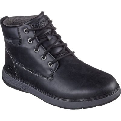 Ghete barbati Skechers Garlan - Deno 205235-BLK