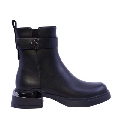 Ghete casual femei Enzo Bertini negre din piele  1122DGCONCORDIAN