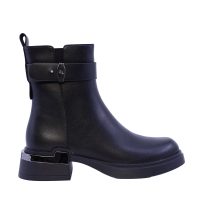 Ghete casual femei Enzo Bertini negre din piele  1122DGCONCORDIAN