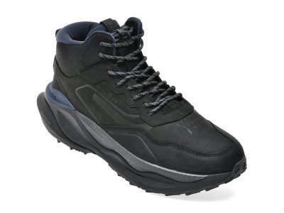Ghete CLARKS negre, PACE TRAIL HI, din piele naturala