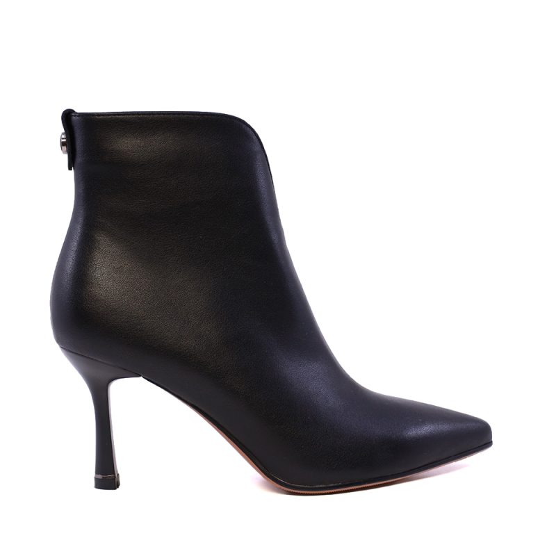 Ghete cu toc femei Enzo Bertini negre din piele 1112DG5617N