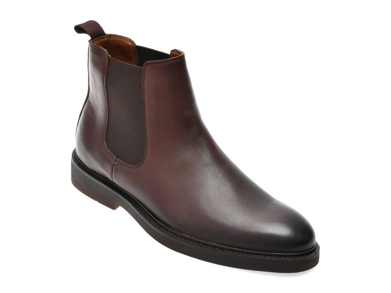 Ghete elegante ALDO maro, MALMO 201, din piele naturala
