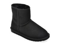 Ghete EMU negre, SHARKY MINI, din piele intoarsa