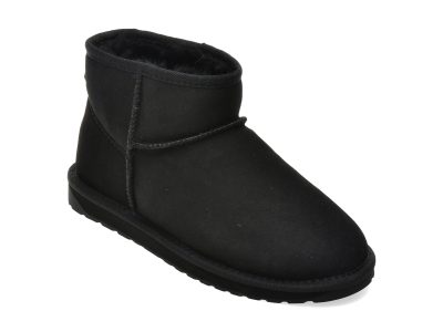 Ghete EMU negre, STINGER MICRO, din piele intoarsa