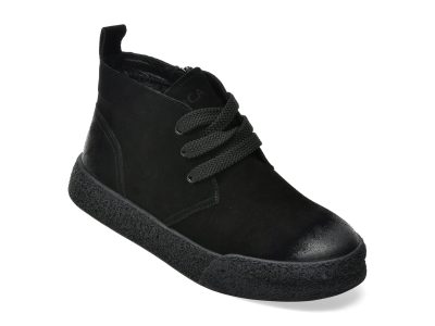 Ghete EPICA negre, 59500, din piele intoarsa