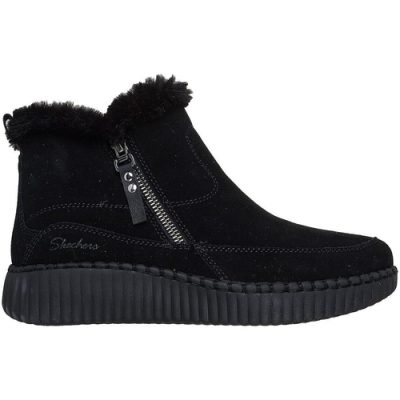 Ghete femei Skechers Wilshire Blvd - Fresh Zip 168108-BBK