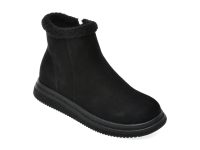 Ghete FLAVIA PASSINI negre, W81521, din piele intoarsa