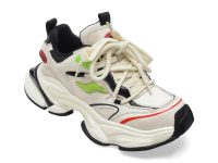 Pantofi sport GRYXX albi, 12690, din piele naturala