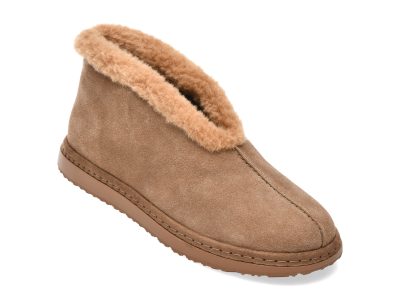 Ghete GRYXX gri, 10089K, din piele intoarsa