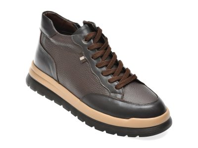 Ghete GRYXX maro, TRL02, din piele naturala