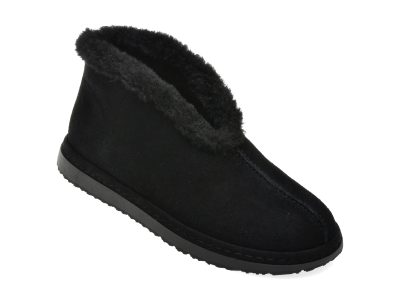 Ghete GRYXX negre, 10089K, din piele intoarsa