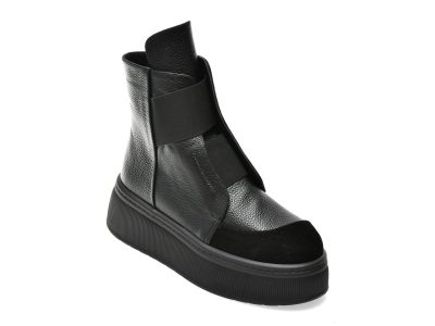 Ghete GRYXX negre, 2361007, din piele naturala