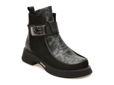 Ghete GRYXX negre, 4212720, din nabuc