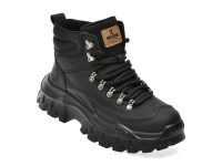 Ghete GRYXX negre, 9815, din piele naturala