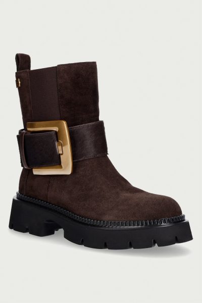 Gio+  ghete scurte pentru femei din piele întoarsă Greta