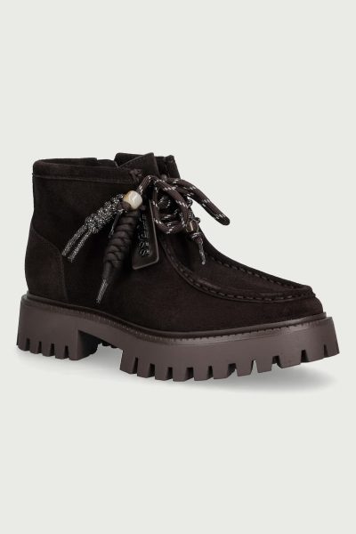 Guess  botine pentru femei din piele întoarsă FARDINA