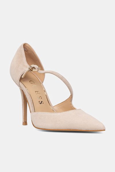 Guess  pantofi cu toc stiletto din piele întoarsă NAPIPER